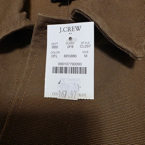 Men's tan canvas chore jacket - Picture 4 of 6